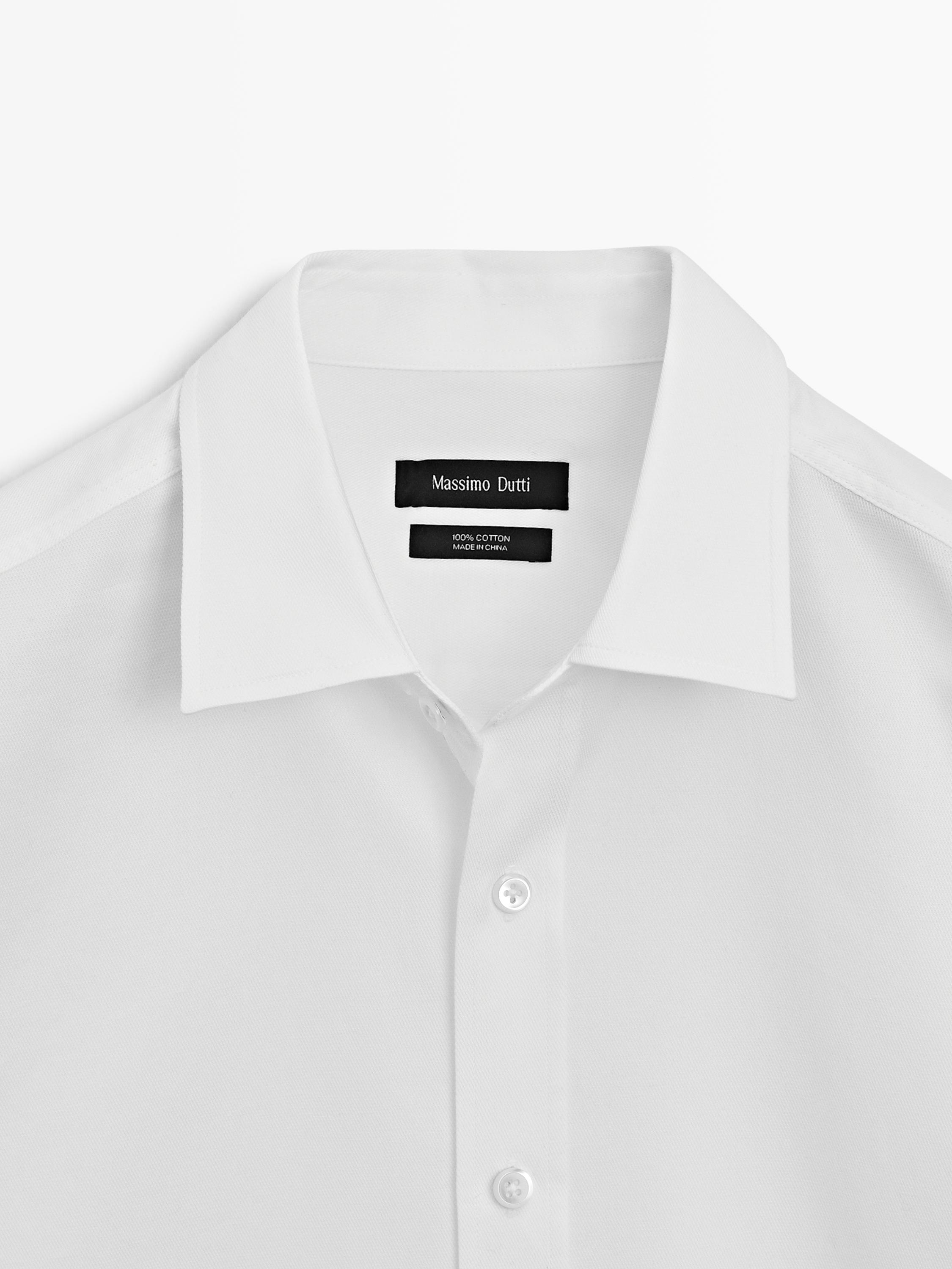 Chemise slim 100 % coton